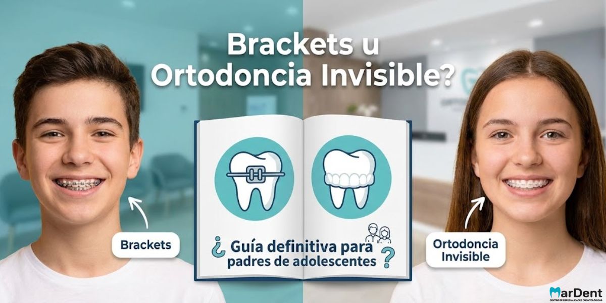 ¿Brackets u ortodoncia invisible?