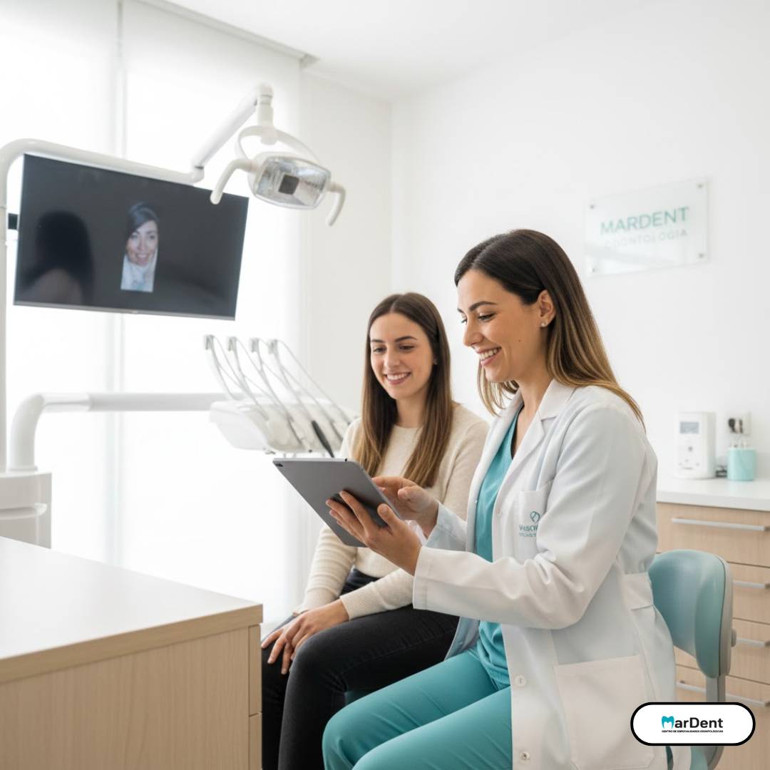 Paciente en Mardent limpieza dental anual