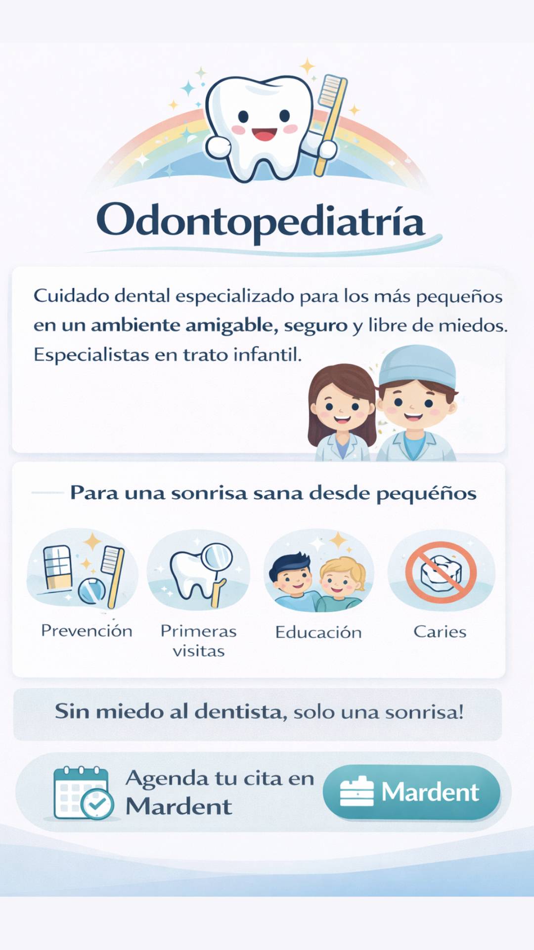 Infograf&iacute;a divulgativa sobre la odontopediatr&iacute;a